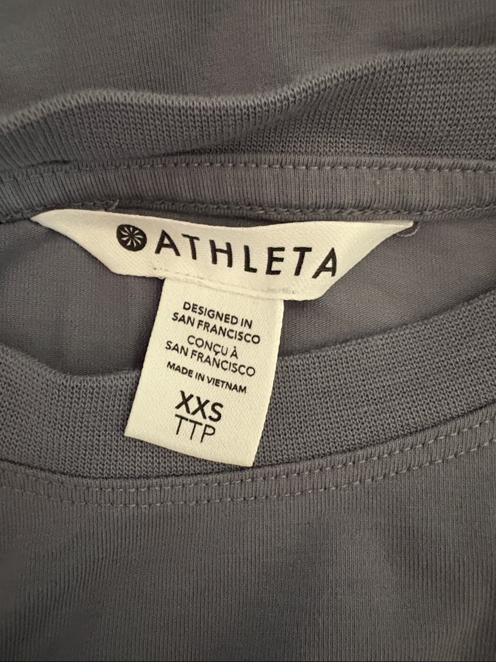 Athleta Sleeveless Muscle Tee - Gray - Picture 2 of 2